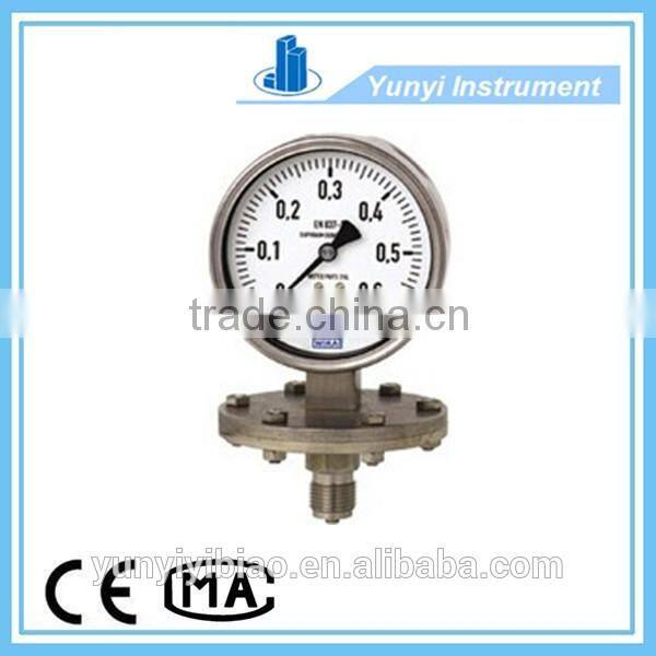diaphragm seal pressure gauge