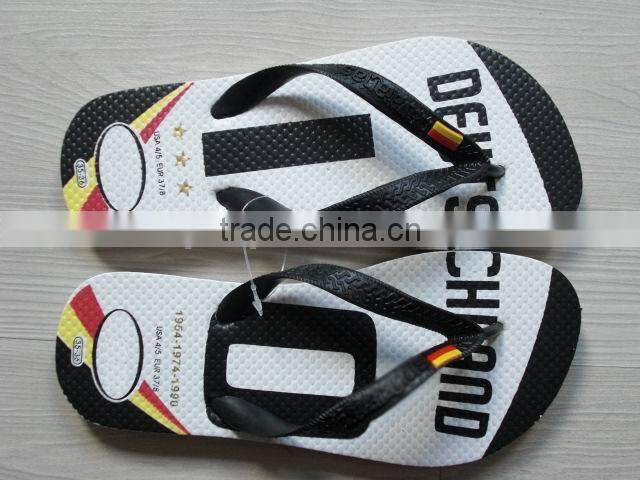 Custom design rubber man slipper
