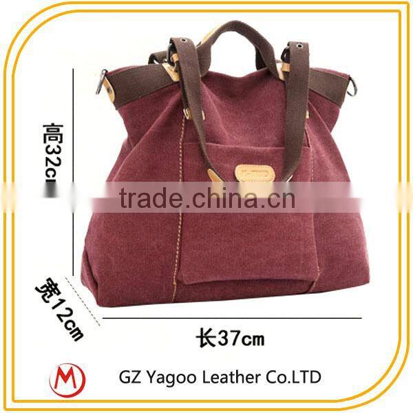 Exported Canvas Big Size Promotion Tote Bag for shopping