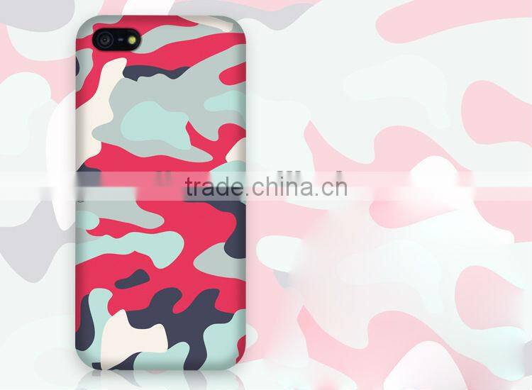 Camo print hard Mobile Phone Case cover for iphone 5c
