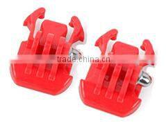 2PCS Helmet Mount Base Quick-Release Adapter Buckle for GoPro Hero 4/3+/3