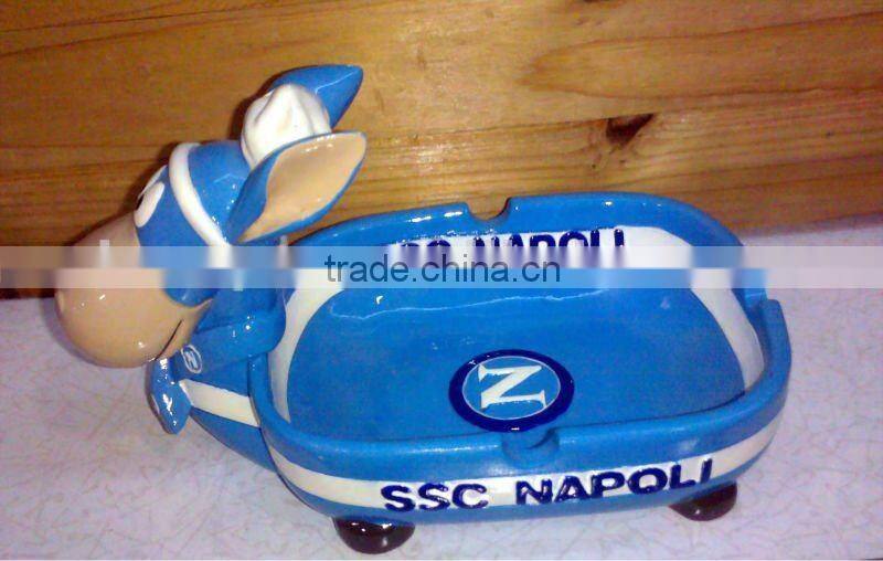 souvenir polyresin ashtray, football team ashtray,promotional ash tray