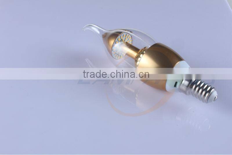 E14 E27 B22 B15 3W Dimmable LED SMD Candle Bulbs Light Bayonet SES Chandelier Lamp