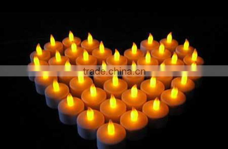 white mini flameless tealight