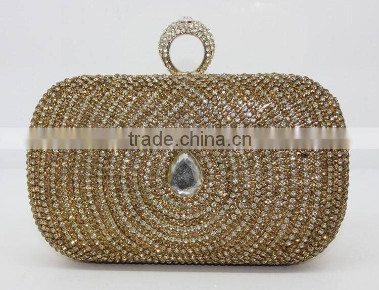 New arrival design cystal beaded evening bags for ladies acrylic clutch bag