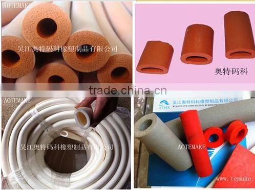 silicone sponge tube seal Round silicone Foam/high-tempature-resist/The silica gel pipe insulation