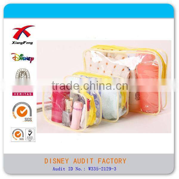 Made in China transparent PVC cosmetic pouch