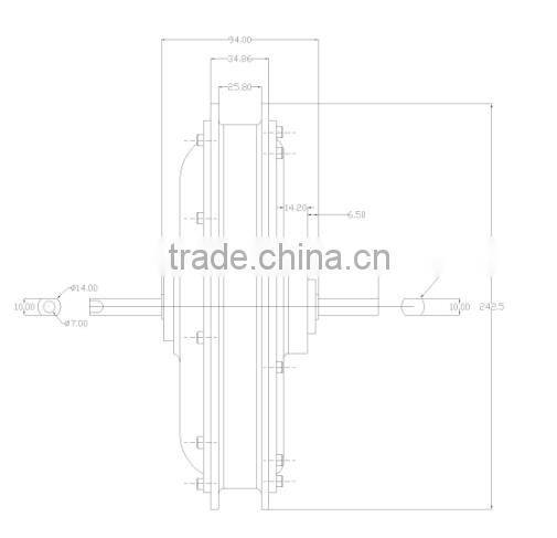 waterproof bicycle electric hub motor kit