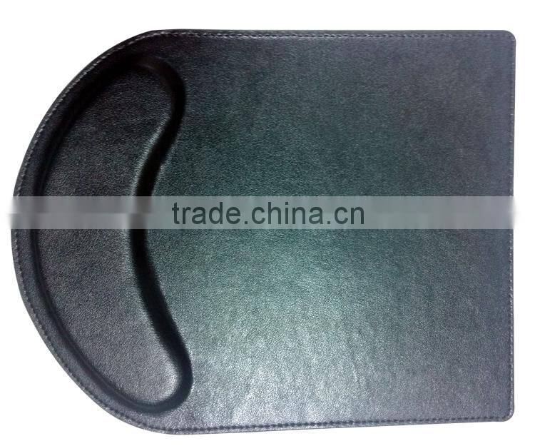 Wholesale plane wonderful genuine leather mouse pad