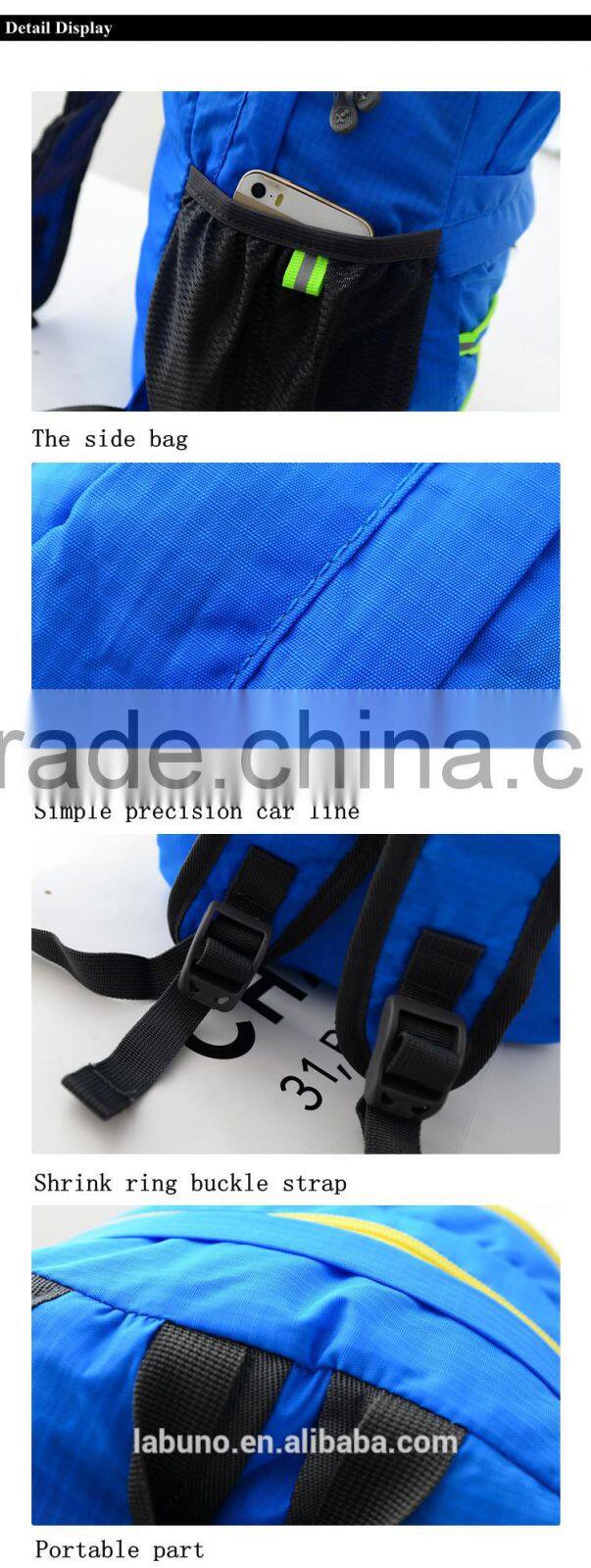 wholesale Fashion Leisure Folding backpack lightweight folding backpack