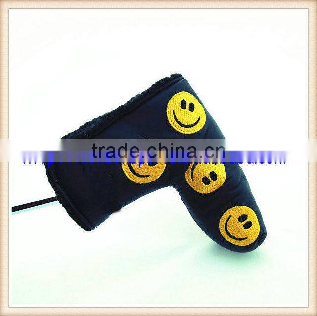 exclusive PU leather magnetic golf putter cover for blade putter