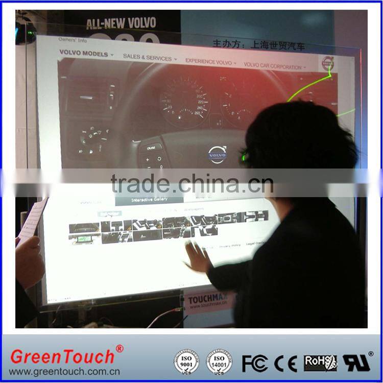 Super HD 74 inch 8K multi touch foil table,interactive touch screen foil display
