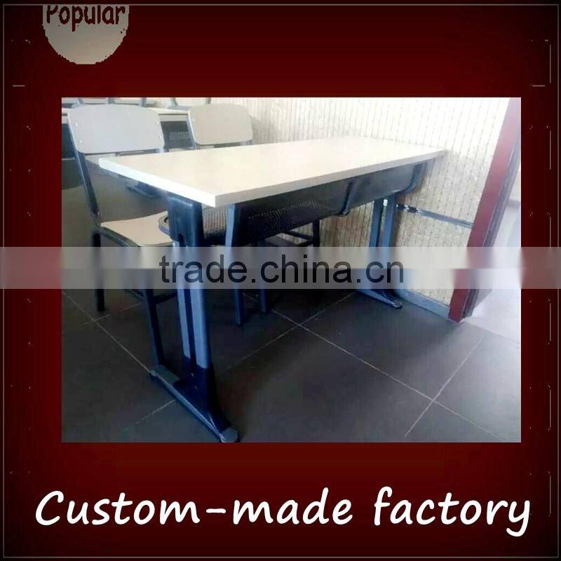 strong double seater College classroom furniture