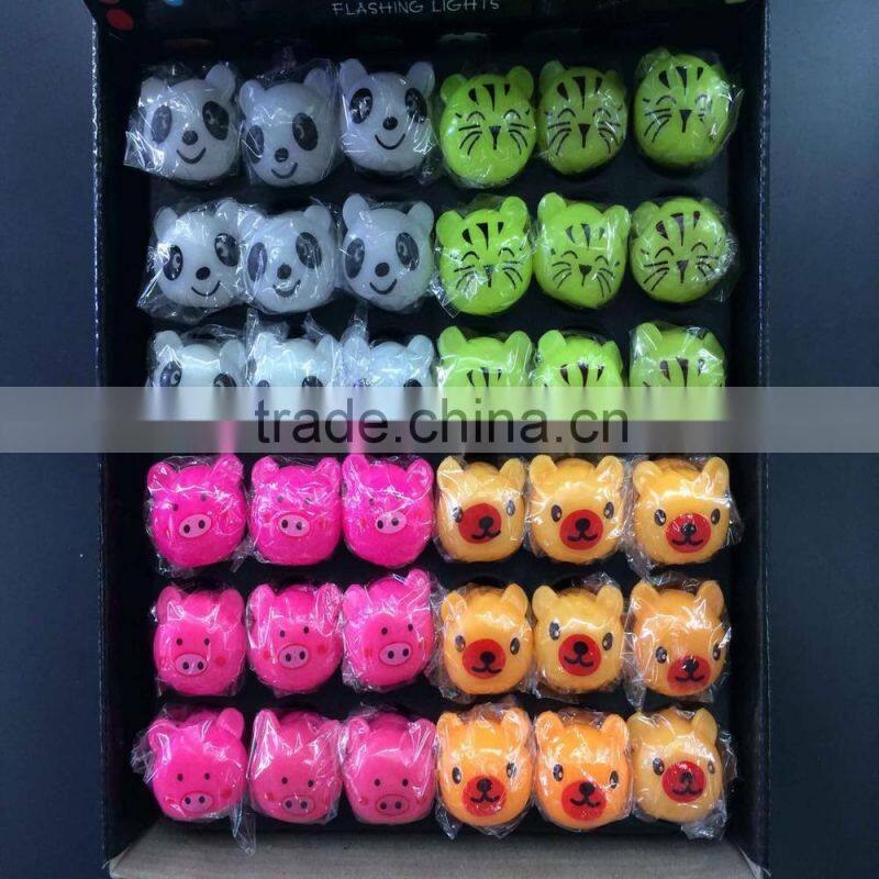 New Design 4 Animal Led Flashing Rubber Ring