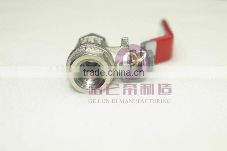 GLD New Unique 1/4" PEX Brass Ball Valve Full Port Crimp Shut-off Valves for PEX Tubing For Sale