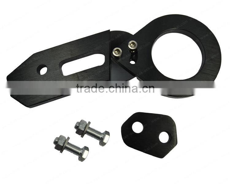 Adjustable universal tow hook trailer bumper tow hook