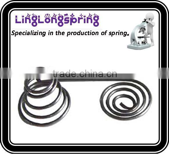 Factory made battery spring connector