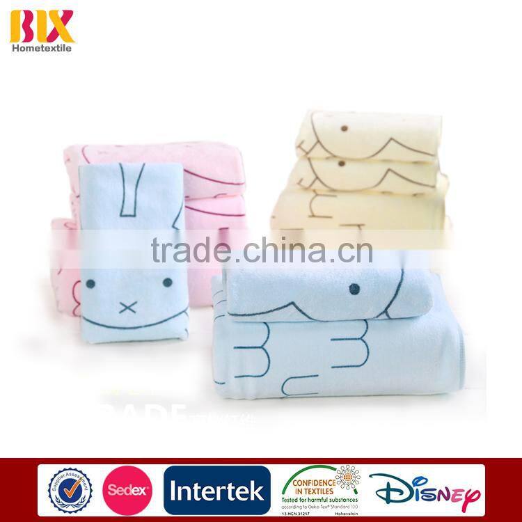Customized Logo cartoon Characters printed microfiber bath towels alibaba top products