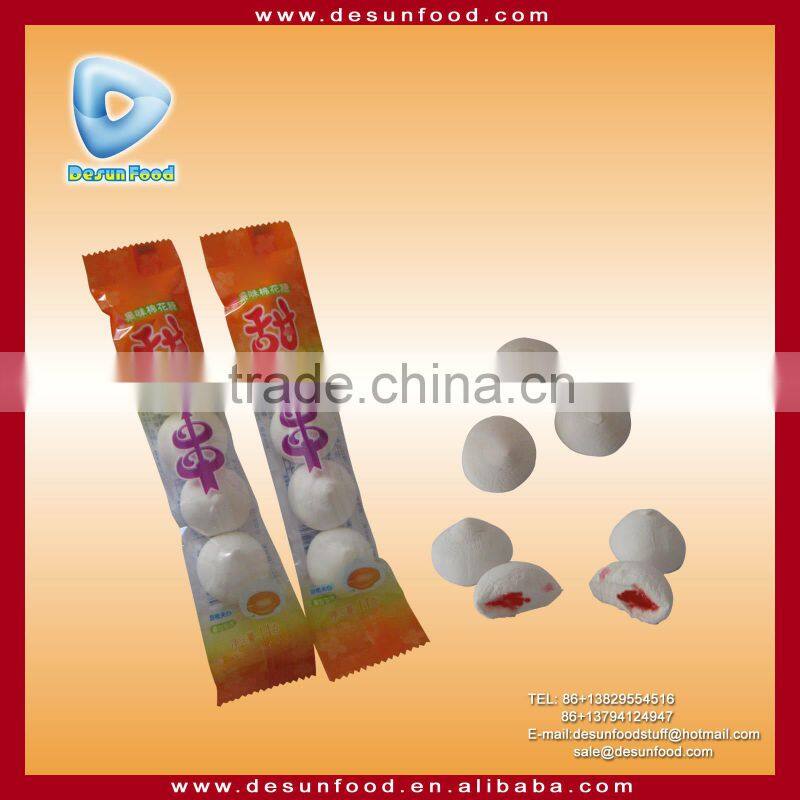 5pcs pack small bread center filled marshmallow with jam filling