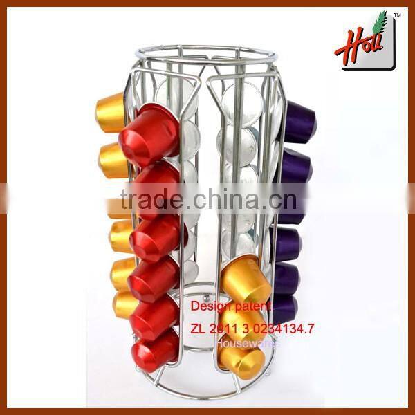 OEM/ODM design Nespresso pod rack HCRC40L2