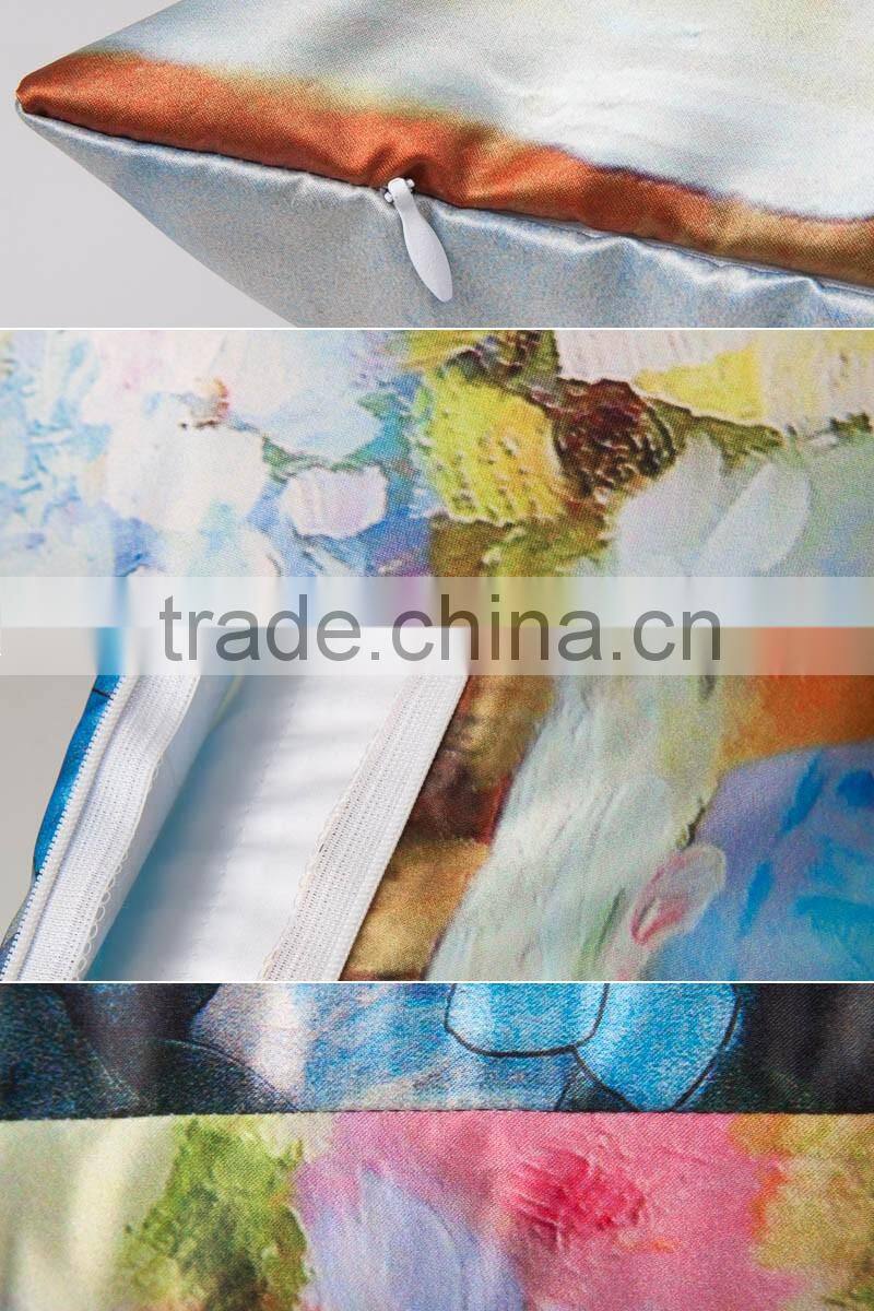 2016 wholesale cheap digital printing Cushion Cover with designs