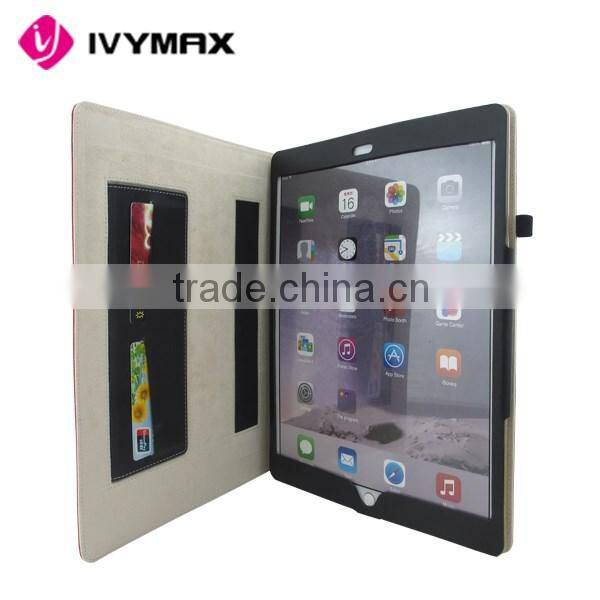 2016 premium OEM PU leather stand case cover for ipad pro 12.9 inch
