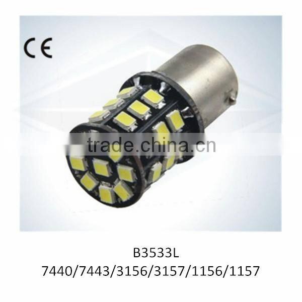 Car Brake and Turn Signal led lights T20 1156 1157 7440 7443 3156 3157 33SMD 2835 with CE