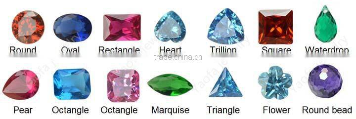 wholesale high quality loose Oval dark Peridot cz lab created diamond