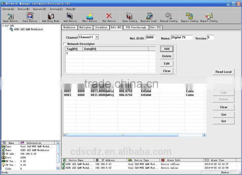 cable tv system tv digital tv station