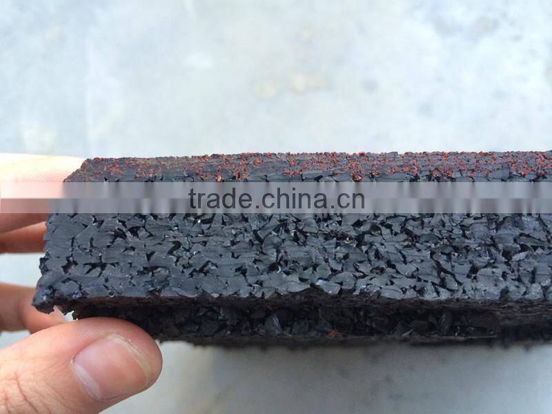 Trade Assurance safety crossfit gym flooring mat, rubber flooring gym