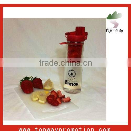 factory supply all kinds of Sports Water Bottle with Removable Fruit Infuser Basket 25 Ounce