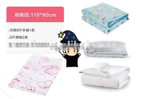 PE+PA material household compression vacuum bag for clothing pillow storage