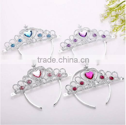 Ice and snow country children's crown The little girl tire Hair head hoop wholesale