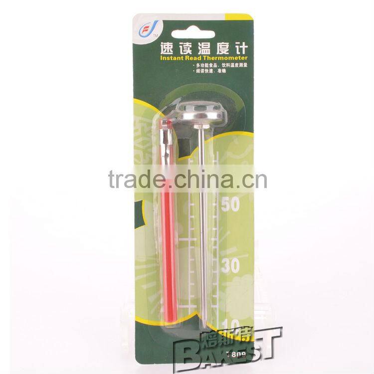 H09 BAKEST fast reading stainless steel thermometer Hygrometer/baking tools
