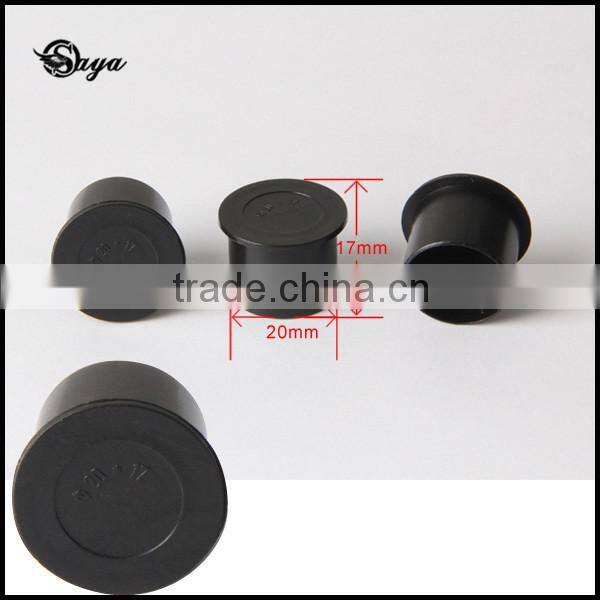 New Style Best Quality Black Flat Bottom Plastic Tattoo Pigment Cup