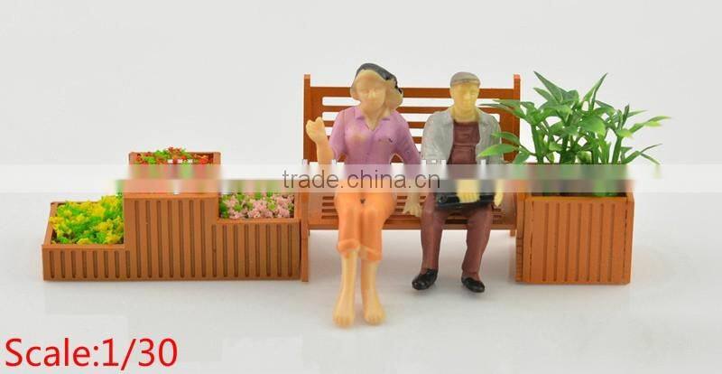 artificial plastic model flower, 2015 new flower pot