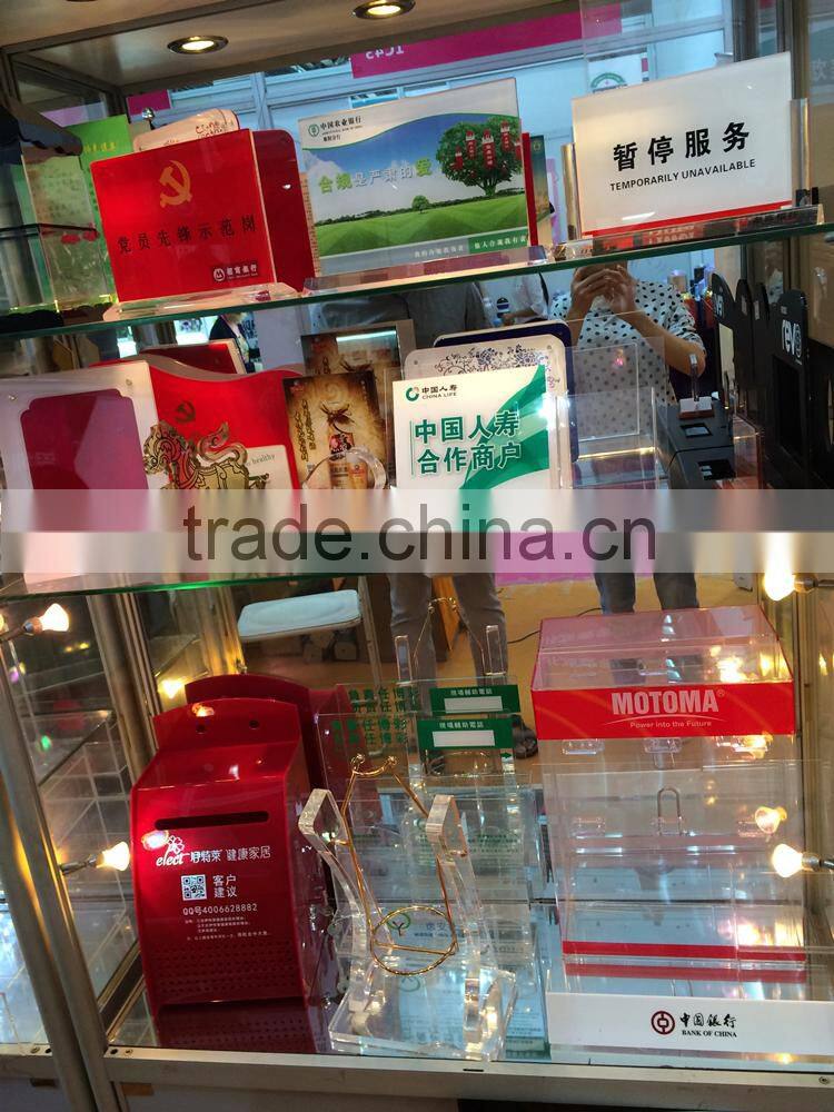 Customized glass trophy blanks, acrylic trophy blanks, heart trophy