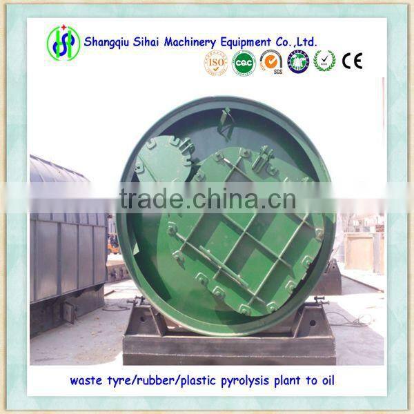 2014 small capacity scrap tire pyrolysis plant