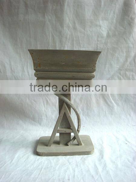 wooden flower pot(FSC Certificate)