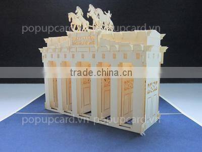 couple angel 3d pop up greeting card