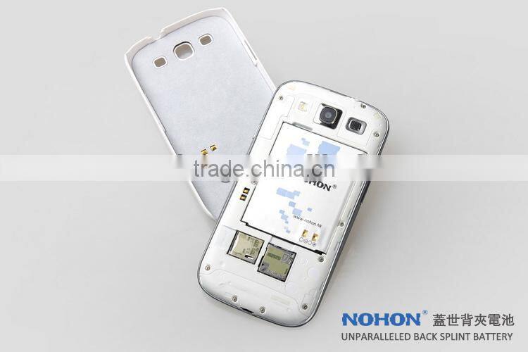 Hot Sale!!! Back-up Splint Battery with Cover for Samsung S3/9300/