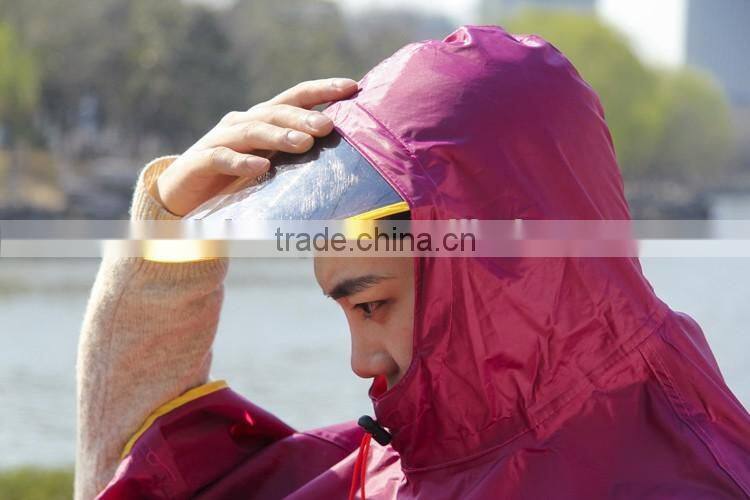 2016 Fashion Windproof motorcycle raincoat poncho