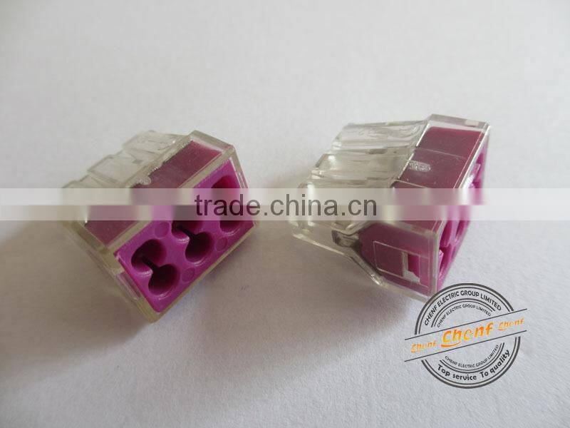 High Quality Push-in 6 Poles Wire Connector For Building