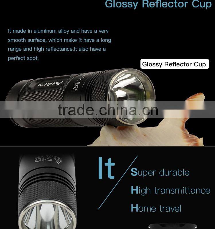 Nico Nature Factory Supply long shots XML l2 18650 rechargeable Utility flashlight