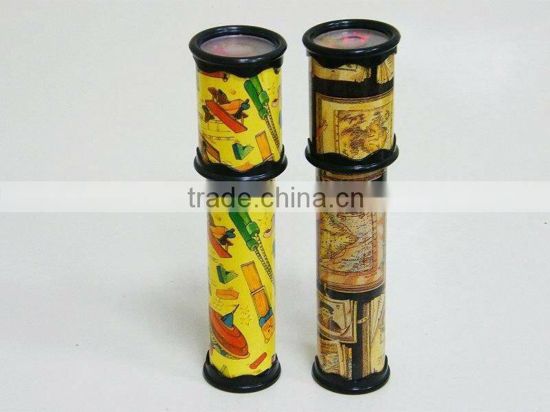 All kinds of kaleidoscope toys( paper kaleidoscope, plastic kaleidoscope) with different size and print, pass EN71 certificate