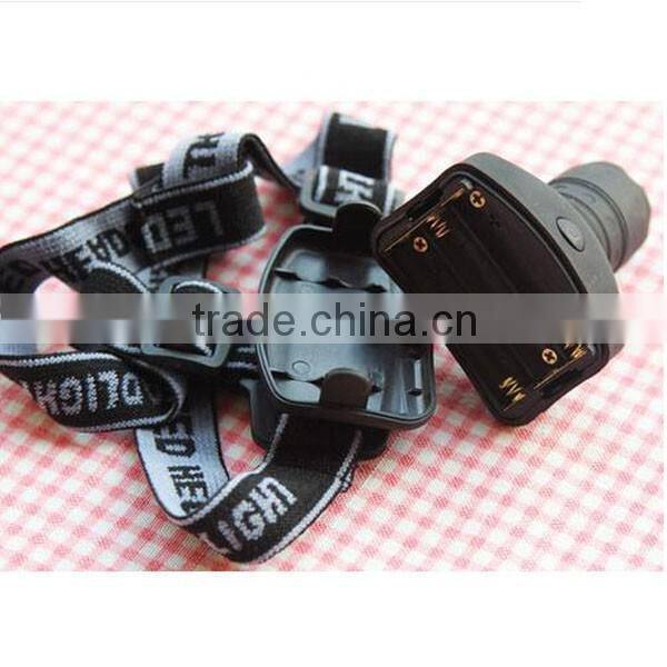 T27B waterproof 1W LED Headlight Light Headlamp Head Lamp Flashlight 3 modes