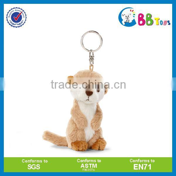 lovely fashionable soft hot sell bear keychain plush keyring