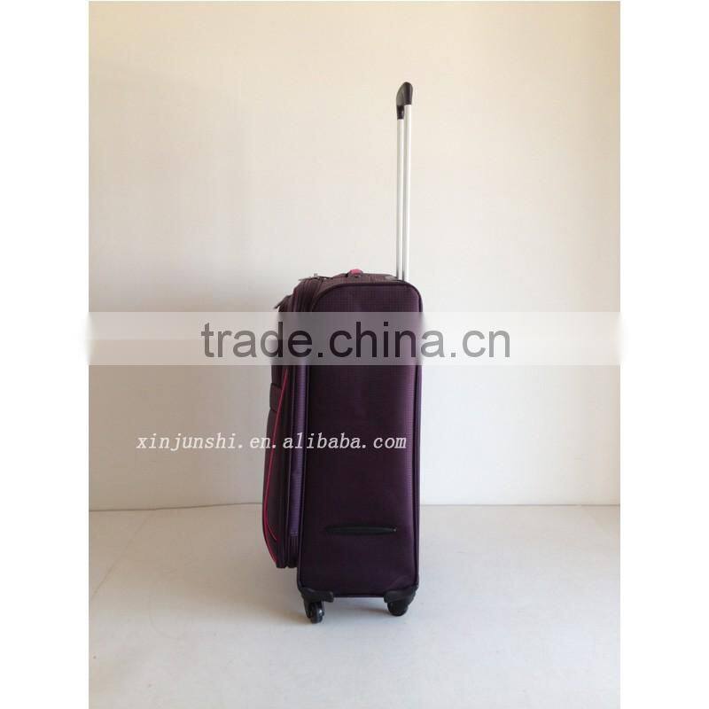 lightweight soft luggage with external wheels