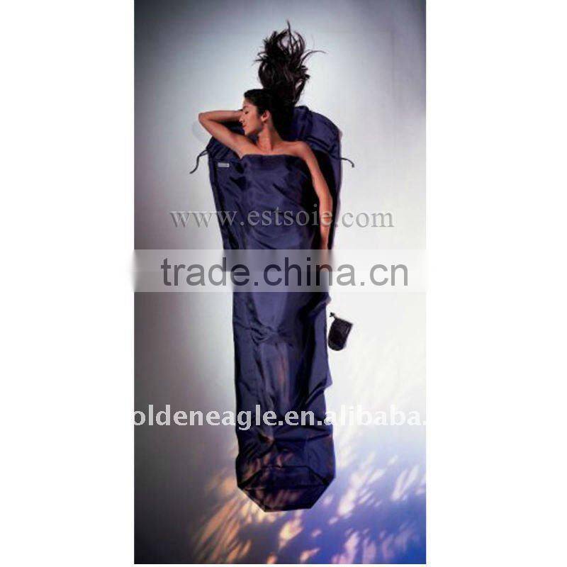 Dark Colour Camping 100% Silk Sleeping Bag Liner