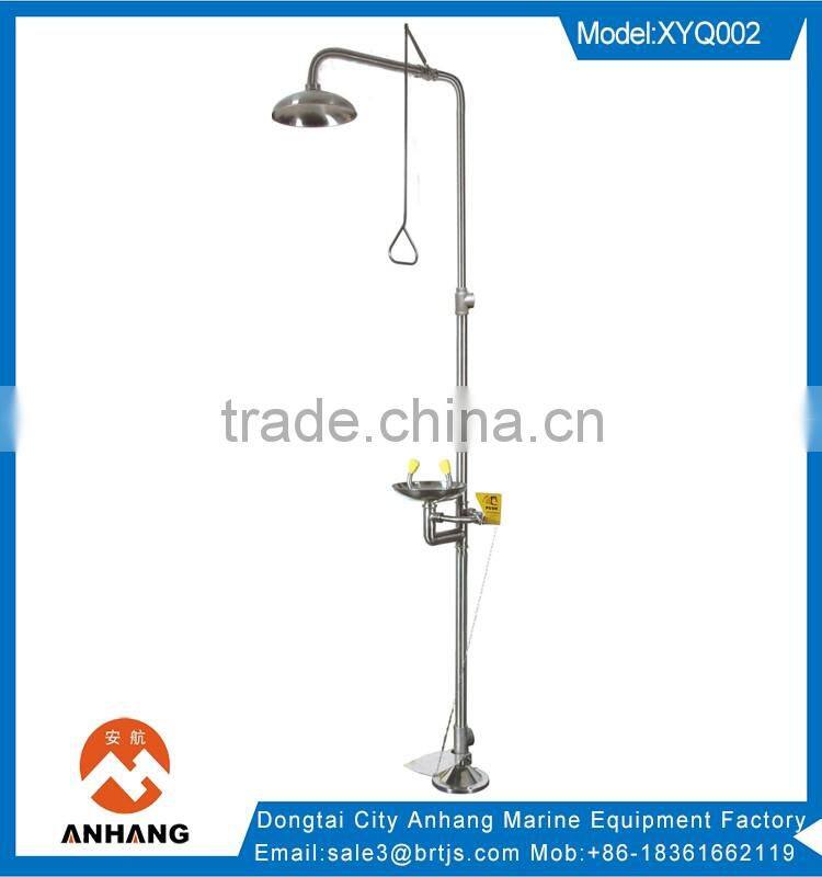 lab fitting stainless steel emergency showereye wash station